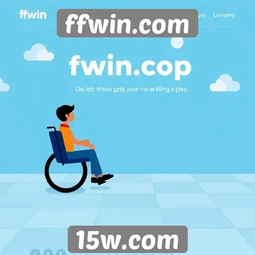 Acessibilidade e design no site ffwin.com