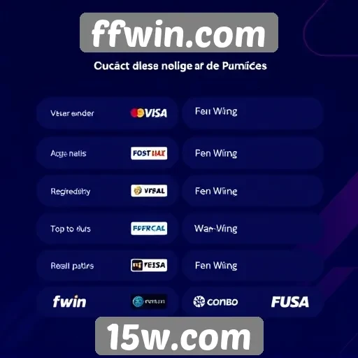 Avaliação das opções de pagamento no ffwin.com